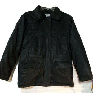 BUTTONS Black Ladies Coat Jacket Women's Size M